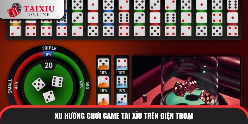 Xu hướng chơi game tài xỉu trên điện thoại